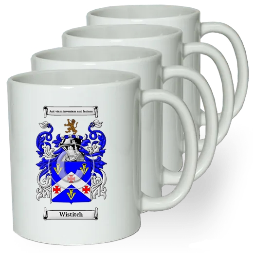 Wistitch Coffee mugs (set of four)