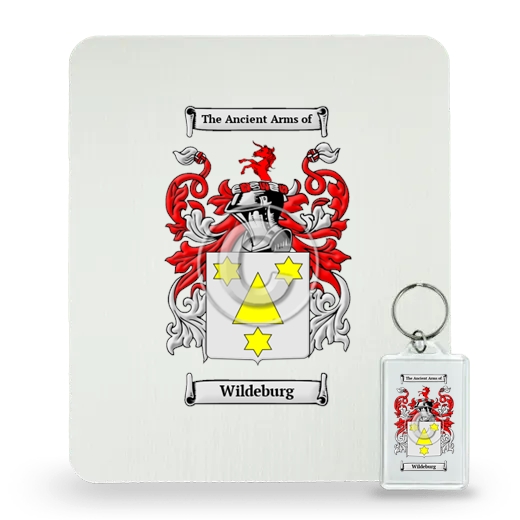 Wildeburg Mouse Pad and Keychain Combo Package