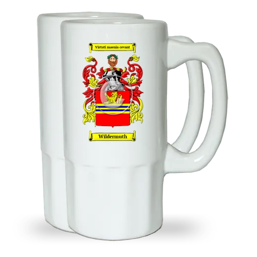 Wildermuth Pair of Beer Steins