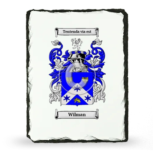 Wilman Coat of Arms Slate