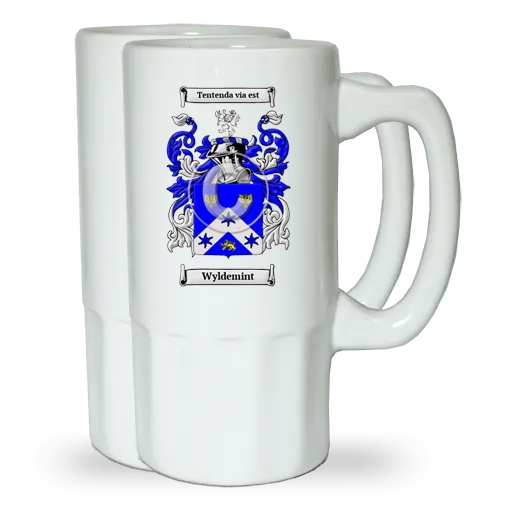 Wyldemint Pair of Beer Steins