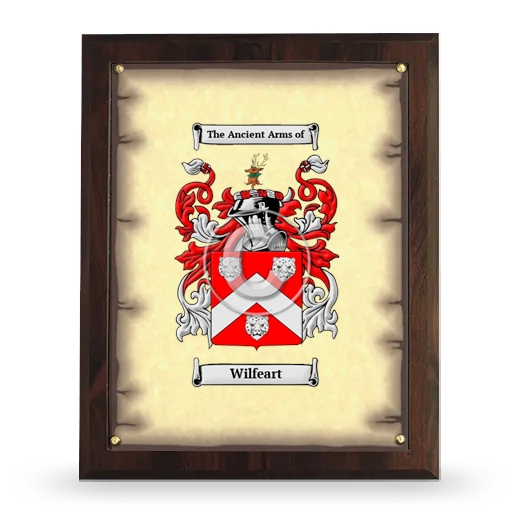 Wilfeart Coat of Arms Plaque