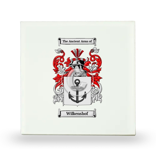 Wilkenshof Small Ceramic Tile with Coat of Arms
