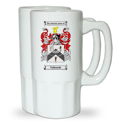 Vyliearde Pair of Beer Steins