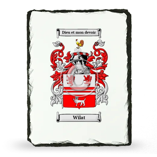 Wilat Coat of Arms Slate