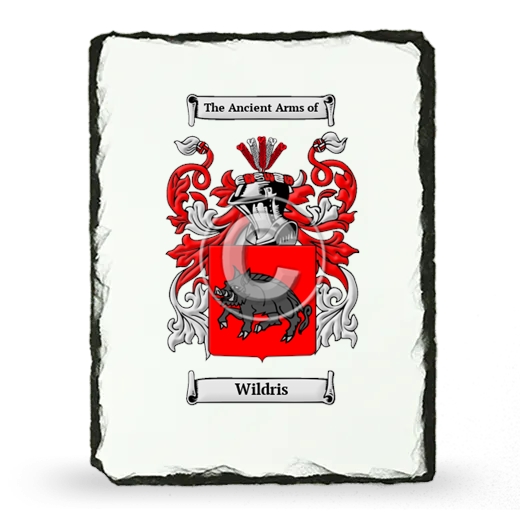 Wildris Coat of Arms Slate