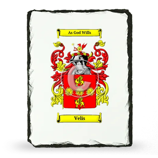 Velis Coat of Arms Slate