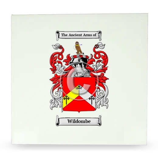 Wildombe Large Ceramic Tile with Coat of Arms