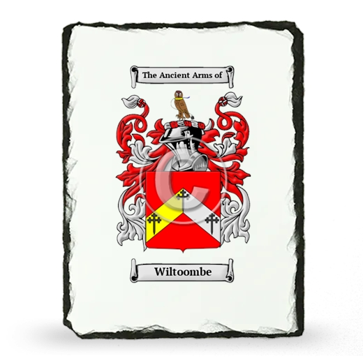 Wiltoombe Coat of Arms Slate