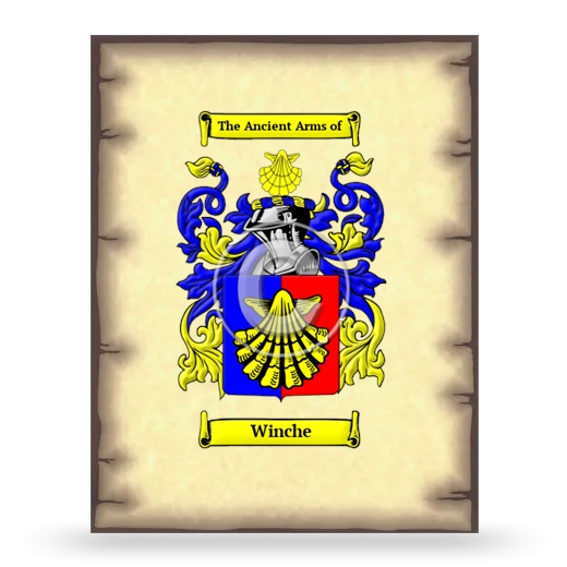 Winche Coat of Arms Print