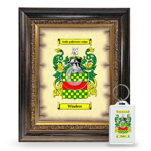 Windere Framed Coat of Arms and Keychain - Heirloom