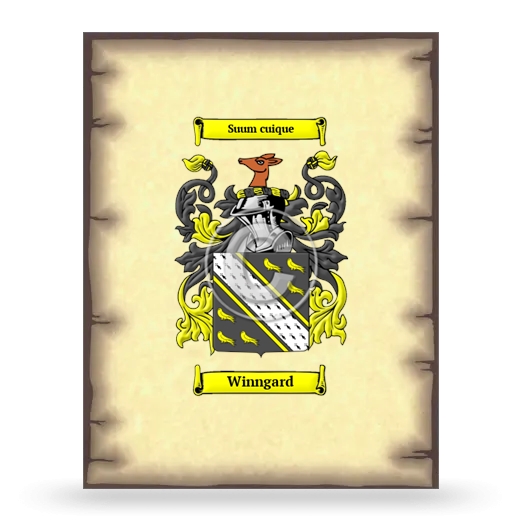 Winngard Coat of Arms Print