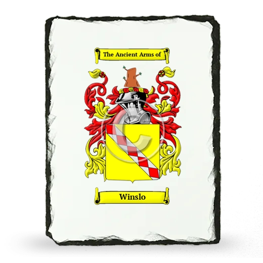 Winslo Coat of Arms Slate