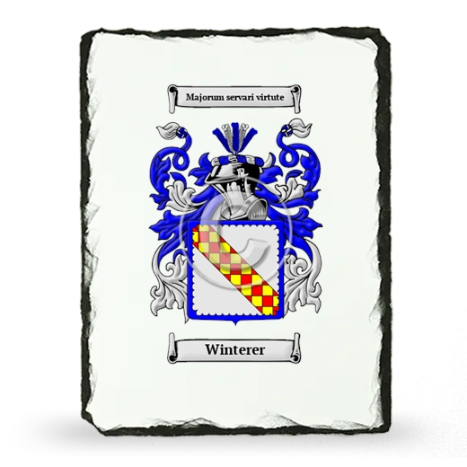 Winterer Coat of Arms Slate