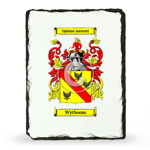 Wythoom Coat of Arms Slate