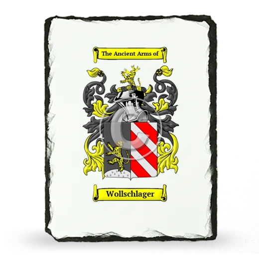 Wollschlager Coat of Arms Slate