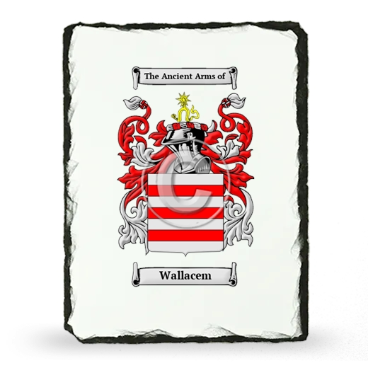 Wallacem Coat of Arms Slate