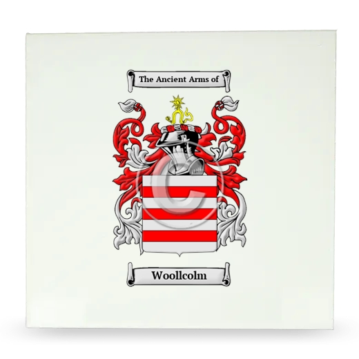 Woollcolm Large Ceramic Tile with Coat of Arms