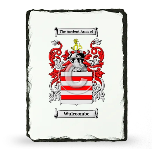 Wulcoombe Coat of Arms Slate