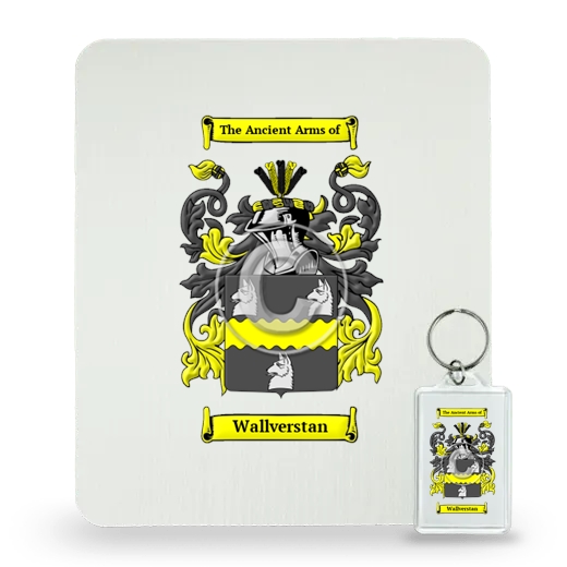 Wallverstan Mouse Pad and Keychain Combo Package