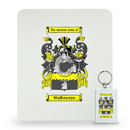 Wallverstyn Mouse Pad and Keychain Combo Package