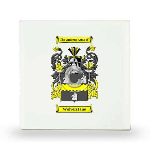 Wolverstane Small Ceramic Tile with Coat of Arms