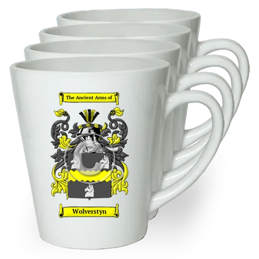 Wolverstyn Set of 4 Latte Mugs