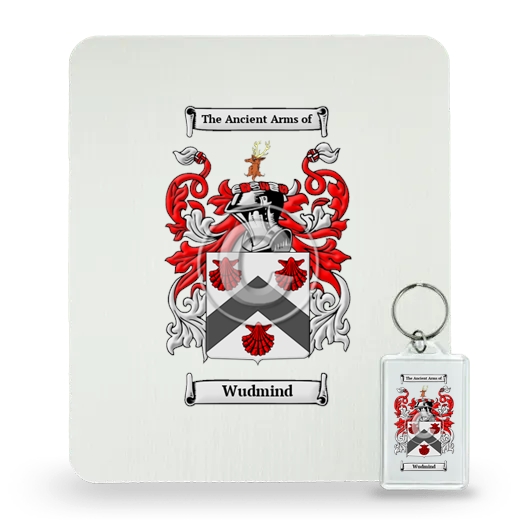 Wudmind Mouse Pad and Keychain Combo Package