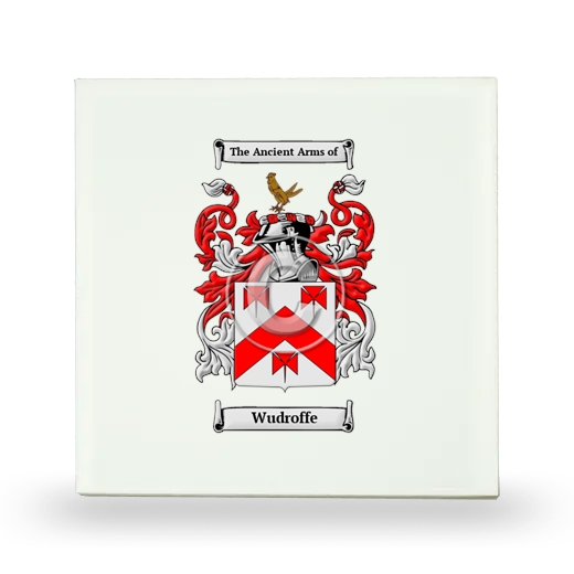 Wudroffe Small Ceramic Tile with Coat of Arms