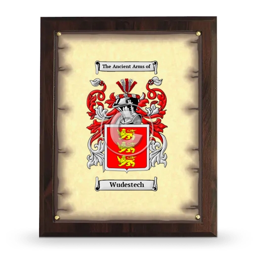Wudestech Coat of Arms Plaque