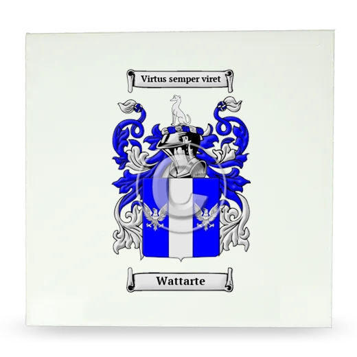 Wattarte Large Ceramic Tile with Coat of Arms