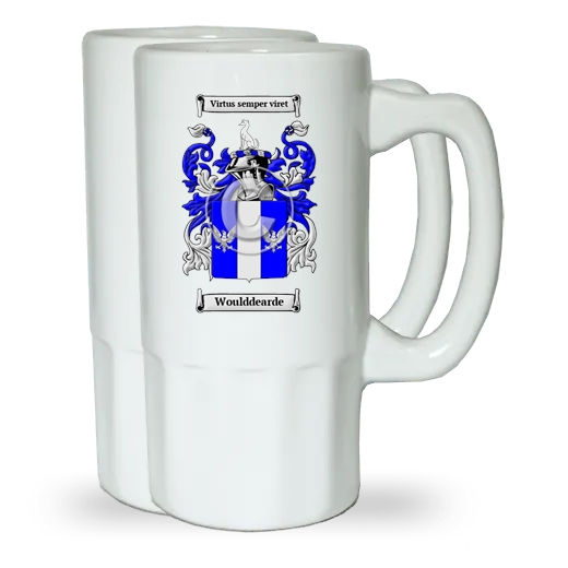 Woulddearde Pair of Beer Steins