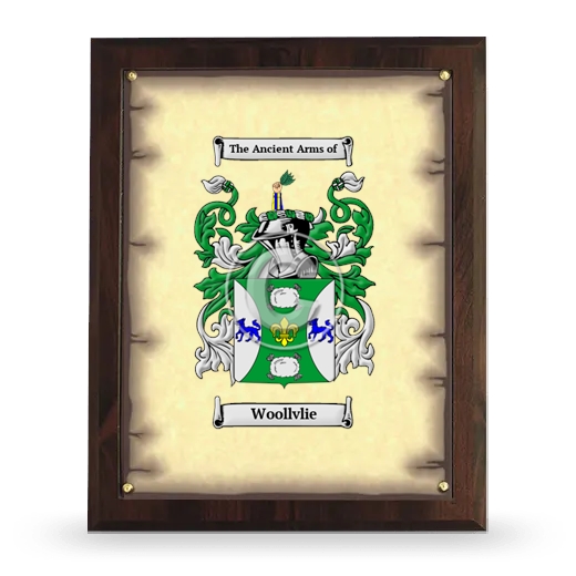 Woollvlie Coat of Arms Plaque