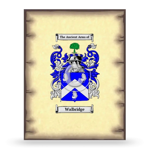 Walbridge Coat of Arms Print