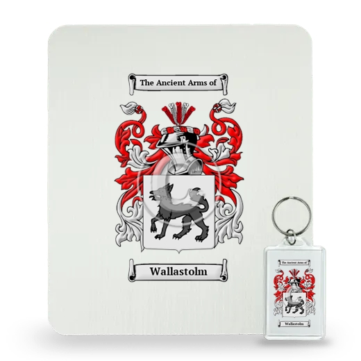 Wallastolm Mouse Pad and Keychain Combo Package