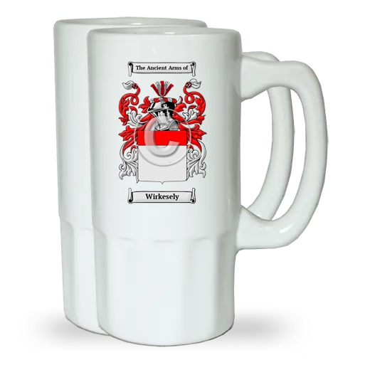 Wirkesely Pair of Beer Steins