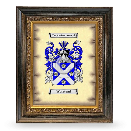 Worstead Coat of Arms Framed - Heirloom