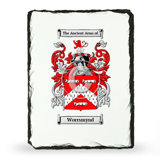 Worrsmynd Coat of Arms Slate