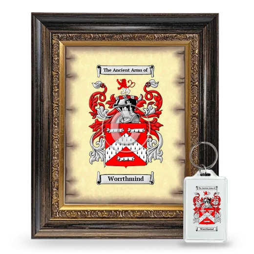 Worrthmind Framed Coat of Arms and Keychain - Heirloom