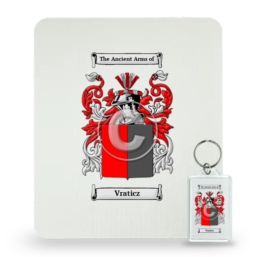 Vraticz Mouse Pad and Keychain Combo Package