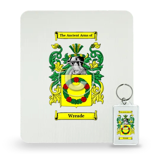 Wreade Mouse Pad and Keychain Combo Package