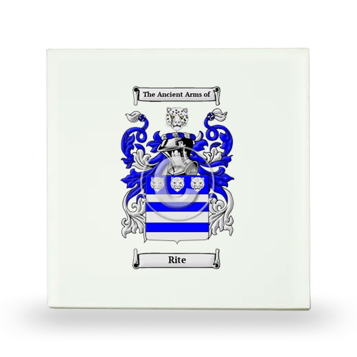 Rite Small Ceramic Tile with Coat of Arms