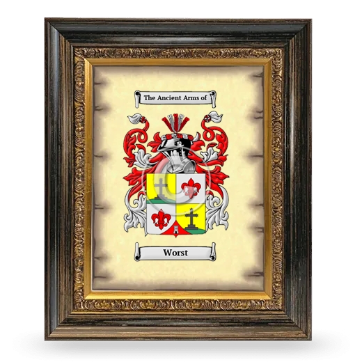 Worst Coat of Arms Framed - Heirloom