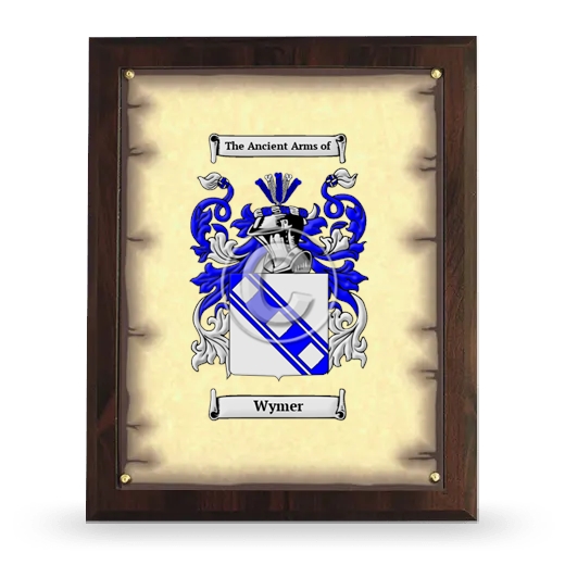 Wymer Coat of Arms Plaque