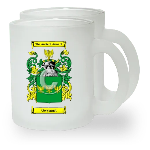 Gwynant Pair of Frosted Glass Mugs