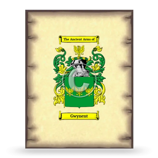 Gwynent Coat of Arms Print