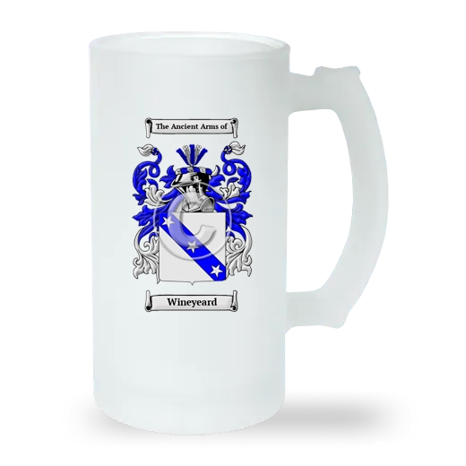 Wineyeard Frosted Beer Stein