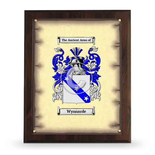 Wynnarde Coat of Arms Plaque