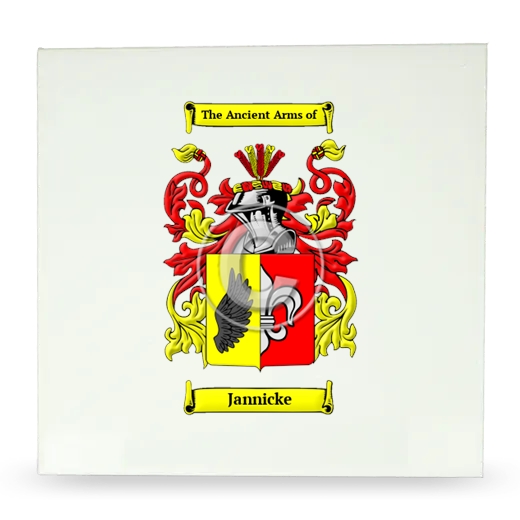 Jannicke Large Ceramic Tile with Coat of Arms