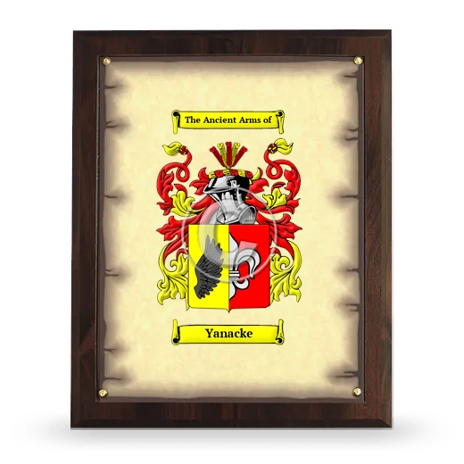 Yanacke Coat of Arms Plaque